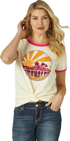 Wrangler Women's Short Sleeve Fitted Graphic T-Shirt's in Saudi Arabia