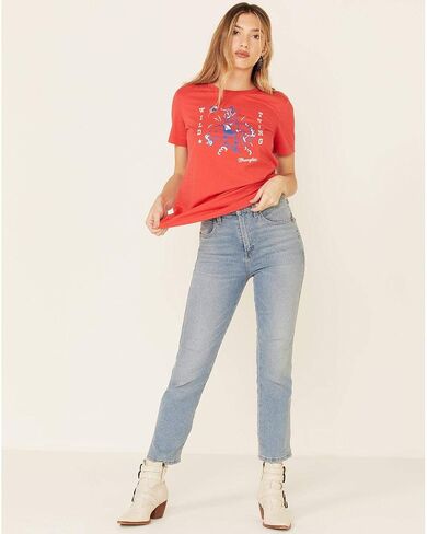 Wrangler Women's Short Sleeve Fitted Graphic T-Shirt's in Saudi Arabia