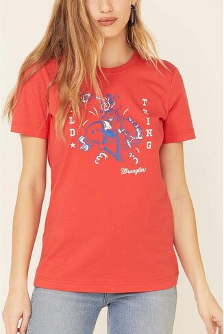 Wrangler Women's Short Sleeve Fitted Graphic T-Shirt's in Saudi Arabia