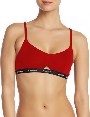 Calvin Klein Women's Logo Stretch Cut-Out Bralette in Saudi Arabia