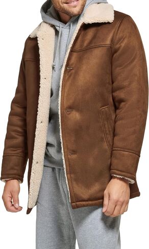Calvin Klein Men's Faux Shearling Jacket in Kuwait