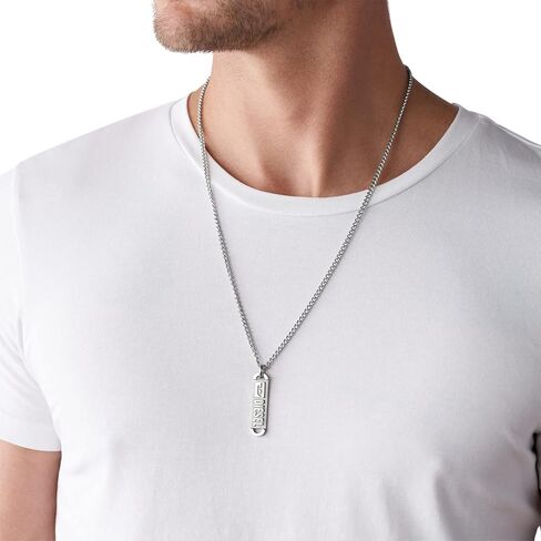 Diesel Men's Stainless Steel Pendant or Chain Necklace in Saudi Arabia