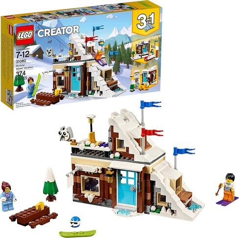 LEGO Creator 3in1 Modular Winter Vacation 31080 Building Kit (374 Piece) in Saudi Arabia