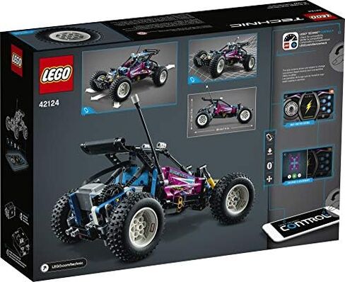 LEGO Technic Off-Road Buggy 42124 Model Building Kit; App-Controlled Retro RC Buggy Toy for Kids, New 2021 (374 Pieces) in Saudi Arabia