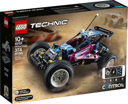 LEGO Technic Off-Road Buggy 42124 Model Building Kit; App-Controlled Retro RC Buggy Toy for Kids, New 2021 (374 Pieces) in Saudi Arabia