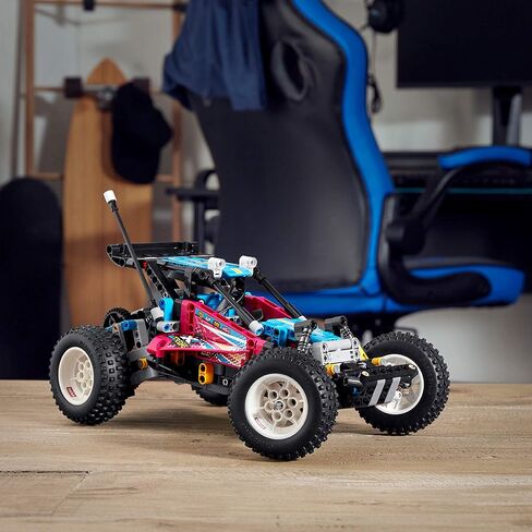 LEGO Technic Off-Road Buggy 42124 Model Building Kit; App-Controlled Retro RC Buggy Toy for Kids, New 2021 (374 Pieces) in Saudi Arabia