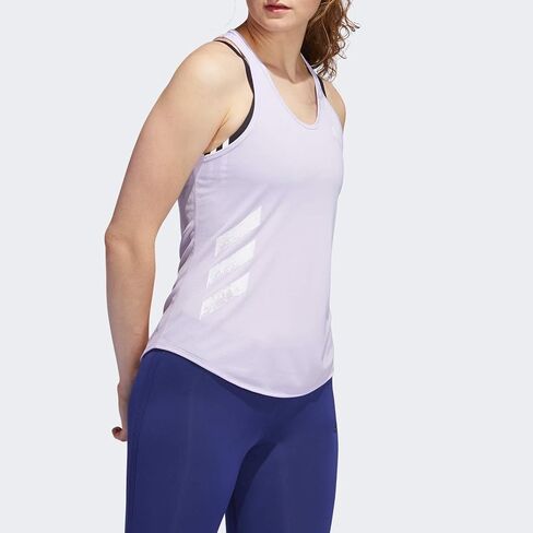 adidas Women's Run It 3-Stripe Tank in Saudi Arabia