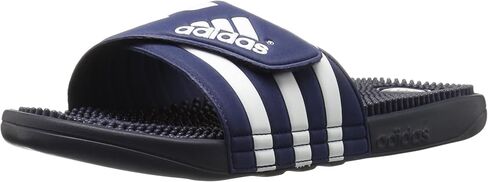 adidas Men's Adissage Slides Sandal, New Navy/New Navy/Running White, 8 in Saudi Arabia