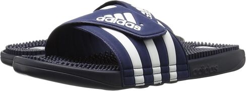 adidas Men's Adissage Slides Sandal, New Navy/New Navy/Running White, 8 in Saudi Arabia