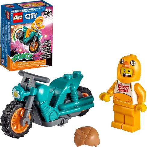 LEGO City Chicken Stunt Bike 60310 Building Kit; Fun Cool Toy for Kids (10 Pieces) in Saudi Arabia