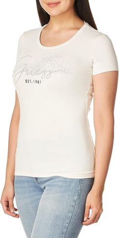 GUESS Women's Ss Cn Chloe Tee in Saudi Arabia
