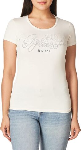 GUESS Women's Ss Cn Chloe Tee in Saudi Arabia
