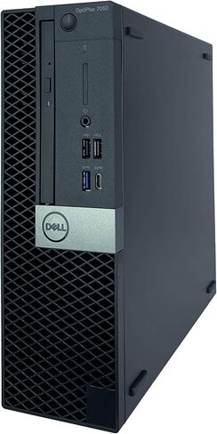 Dell Optiplex 7060 SFF Desktop - 8th Gen Intel Core i7-8700 6-Core Processor up to 4.60 GHz, 16GB DDR4 Memory, 512GB Solid State Drive, Intel UHD Graphics 630, DVD Burner, Win10 Pro (64-bit) (Renewed) in Saudi Arabia