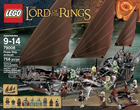 LEGO LOTR Pirate Ship Ambush 79008 Toy Interlocking Building Sets in Saudi Arabia