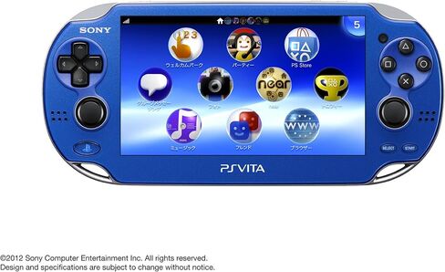 PlayStation Vita, WiFi Sapphire Blue, Japanese Version in Saudi Arabia