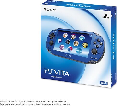 PlayStation Vita, WiFi Sapphire Blue, Japanese Version in Saudi Arabia