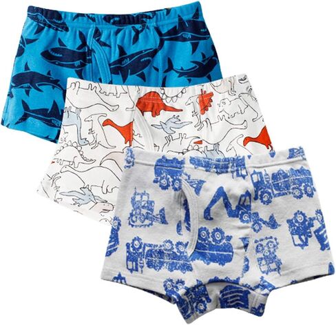 Evelin LEE 6-Pack Baby Boys Underwear Cotton Boyshort Panties Cartoon Soft Boxer Briefs in Saudi Arabia