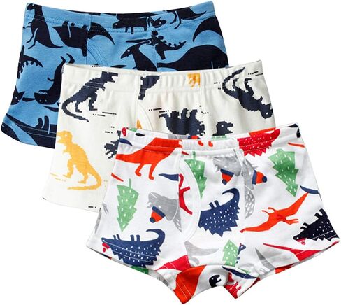 Evelin LEE 6-Pack Baby Boys Underwear Cotton Boyshort Panties Cartoon Soft Boxer Briefs in Kuwait