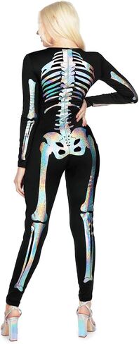 Tipsy Elves Form Fitting & Flattering Skeleton Bodysuits for Halloween - Women's Sexy Skeleton Costume in Saudi Arabia