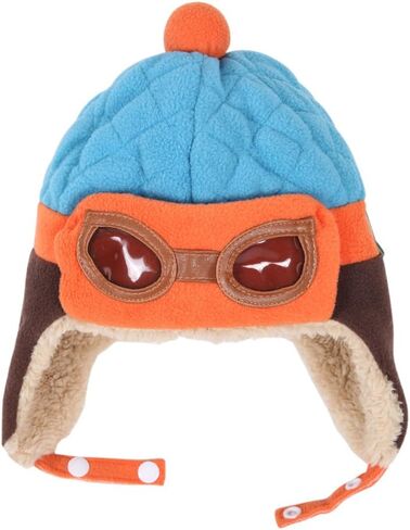 Evelin LEE Fashion Unisex Baby Boys Pilot Aviator Crochet Hats Warm Winter Cap in Saudi Arabia