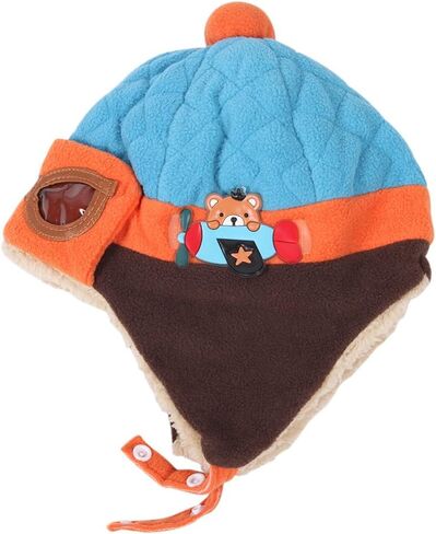 Evelin LEE Fashion Unisex Baby Boys Pilot Aviator Crochet Hats Warm Winter Cap in Saudi Arabia