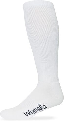 Wrangler Mens 80% Cotton Western Tall Boot Socks 4 Pair Pack in Saudi Arabia