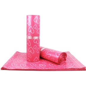 أكياس التخلص الشخصية، مجموعة من 100 كيس التخلص من المناديل الصحية، إخفاء الأغراض الشخصية، حقيبة ذاتية الغلق لإغلاق الرائحة، نمط قلب جميل، مناسب لسدادات المناديل الصحية in Kuwait