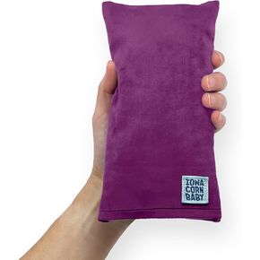 Mini - Microwavable Heating Pad & Reusable Cold Pack - Weighted Heating Pad for Cold Hands, Sore Neck, Achy Wrists - 4" x 8" - 1 lb (Jade Green)