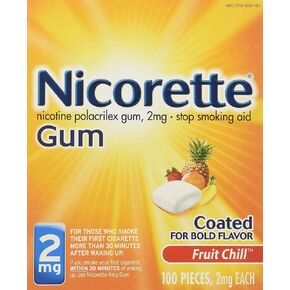 NICORETTE Gum 2 MG KIT FRT CHL 100 in Kuwait