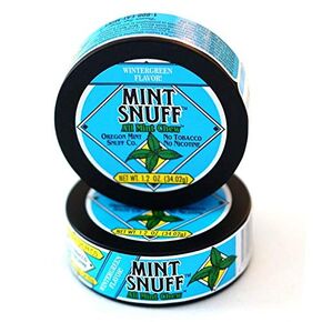 Mint Snuff All Mint Chew - نكهة وينترغرين - 6 علب من شركة Oregon Mint Snuff in Kuwait