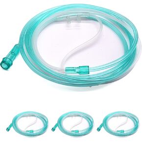 3 Pack - Adult Soft Nasal Oxygen Cannula, Universal Connector, 7 Foot Tubing in Kuwait