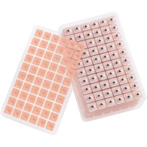 COHEALI Ear Press 1800Pcs Disposable Therapeutic Vaccaria Ear Press Seeds Ear Acupressure Plaster Bean Massager (10 Sheets) Ear Stickers in Kuwait