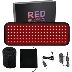 Red Light Therapy for Body, HKE Infrared Light Therapy for Pain Relief and Fat Loss - Flexible Wearable 660nm & 850nm Led Red Light Therapy Wrap with Timer for Back Shoulder Waist Joints Muscle in Saudi Arabia