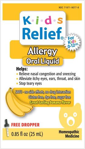 Kids Relief Allergy Oral Solution, 0.85 Fluid Ounce (25 ml) in Saudi Arabia