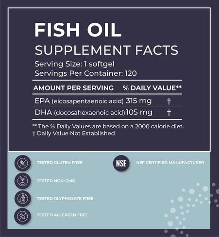 BodyBio- Fish Oil, Non-oxidized Omega 3, 3:1 EPA to DHA, Essential Fatty Acid, 120 softgels in Kuwait