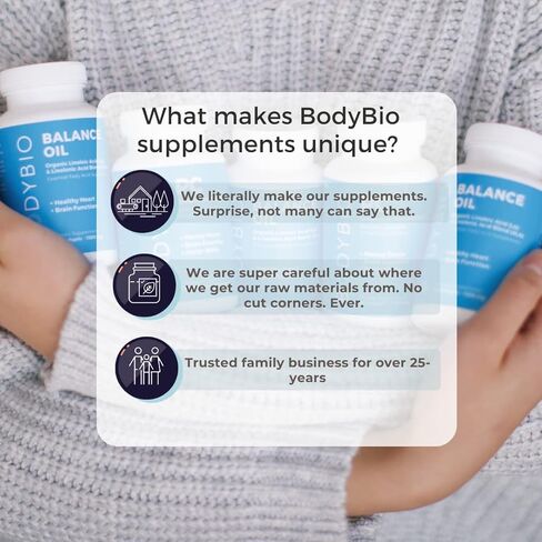 BodyBio- Fish Oil, Non-oxidized Omega 3, 3:1 EPA to DHA, Essential Fatty Acid, 120 softgels in Kuwait