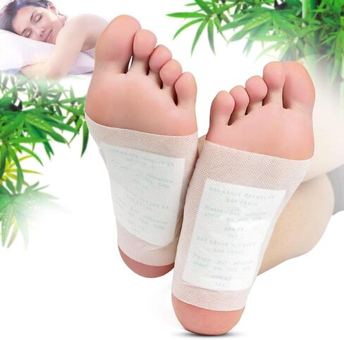 Foot Pads - (100pcs) Natural Cleansing Foot Pads for Foot Care, Sleeping & Anti-Stress Relief, No Stress Package - 100 Packs in Saudi Arabia