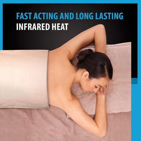 Thermotech Automatic Digital Moist Heating Pad Heating Pad, Beige, king 27 X14 in Saudi Arabia
