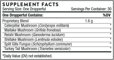 Thorne Myco-Immune - Supports Immune Function with Mushroom Extracts - Dairy-Free Supplement with Vitamins C & D - 2 Fl Oz - 30 Servings in Saudi Arabia
