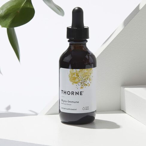 Thorne Myco-Immune - Supports Immune Function with Mushroom Extracts - Dairy-Free Supplement with Vitamins C & D - 2 Fl Oz - 30 Servings in Saudi Arabia
