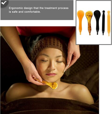 مجموعة واحدة من 5 قطع قلم الوخز بالإبر من إكسيارت، قضيب تقشير العين بالوجه لتخفيف الآلام ميريديان، لوح تقشير للعناية الصحية للنساء والرجال in Kuwait