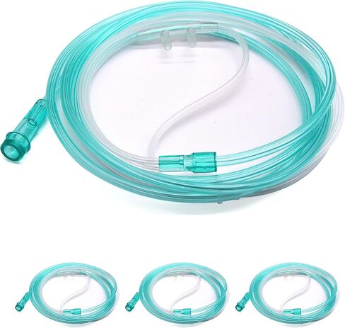 3 Pack - Adult Soft Nasal Oxygen Cannula, Universal Connector, 7 Foot Tubing in Kuwait