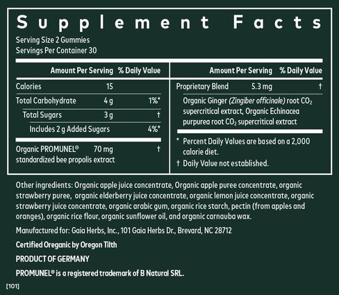 Gaia Herbs Herbal Immune Support Gummies, 40 CT in Saudi Arabia