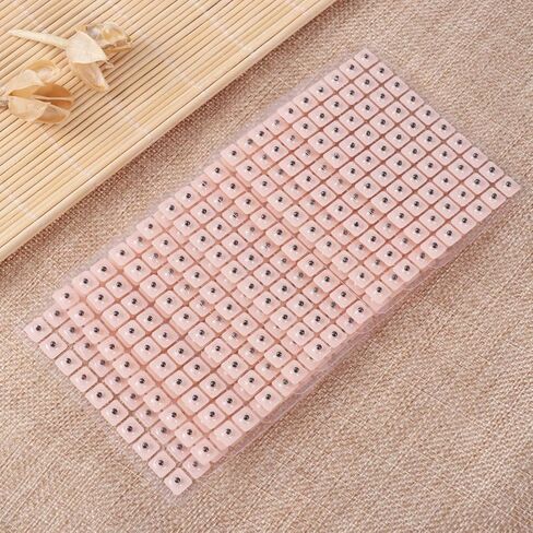 COHEALI Ear Press 1800Pcs Disposable Therapeutic Vaccaria Ear Press Seeds Ear Acupressure Plaster Bean Massager (10 Sheets) Ear Stickers in Kuwait