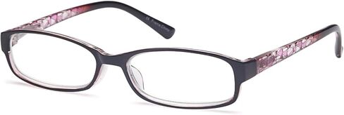 Gamma Ray Women's Reading Glasses 5 Pair Print Ladies Fashion Readers for Women - 2.00 in Kuwait