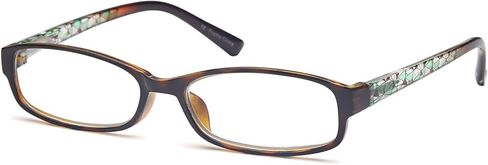Gamma Ray Women's Reading Glasses 5 Pair Print Ladies Fashion Readers for Women - 2.00 in Kuwait