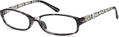 Gamma Ray Women's Reading Glasses 5 Pair Print Ladies Fashion Readers for Women - 2.00 in Kuwait