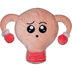 وسادة تدفئة الرحم من القطيفة للتشنجات، هدية مرحة من القطيفة للدورة الاولى واستئصال الرحم والتهاب بطانة الرحم والولادة والقابلات | كوتيروس من مونثليز in Kuwait