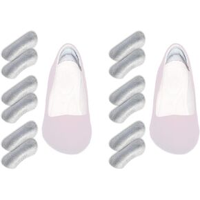 مثبتات كعب جلدية مبطنة من بيداج، رمادية, , Ten Pair, ,