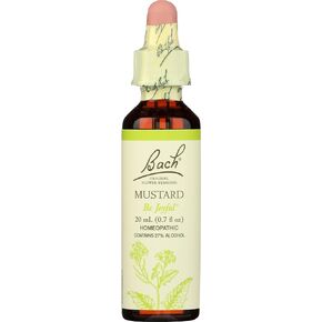 Nelson Bach Original Flower Remedies، الخردل، كن بهيجًا، 0.7 أونصة سائلة، 20 مل (عبوة من قطعة واحدة) in Kuwait